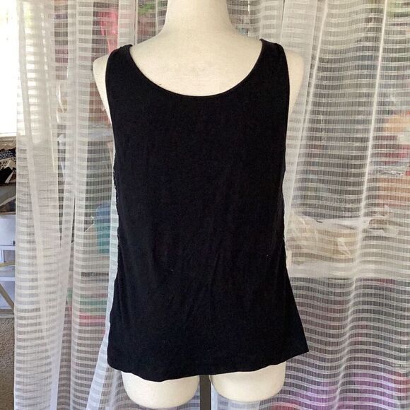 Lane Bryant Black Sequin Tank Top Shell Stretch Women’s 14/16 - Picture 7 of 7